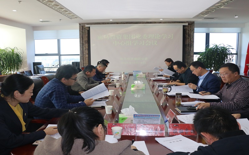 bv伟德国际1946集团党委召开理论学习中心组学习会议(图1)